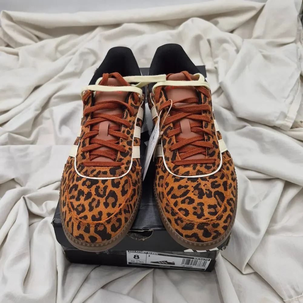 Adidas Breaknet Sleek Leopard Casual Sneakers Women SZ 8_3